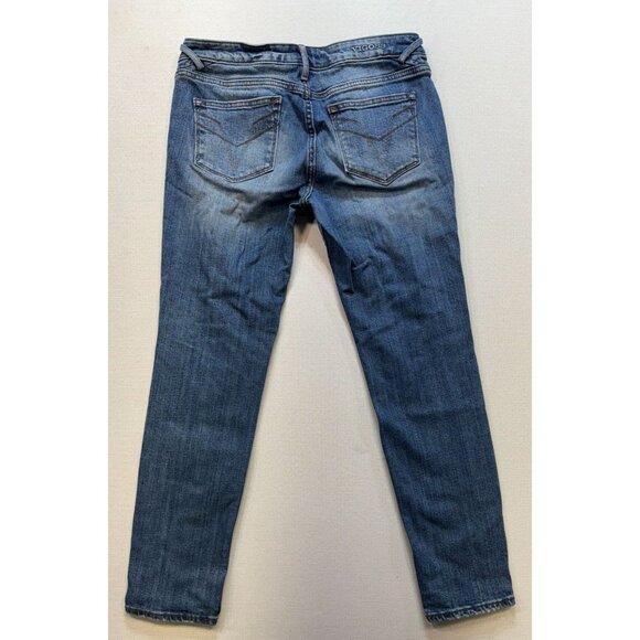 Vigoss The Chelsea Womens Skinny Distressed  Jeans Size 28x26 Blue Denim - Picture 8 of 11